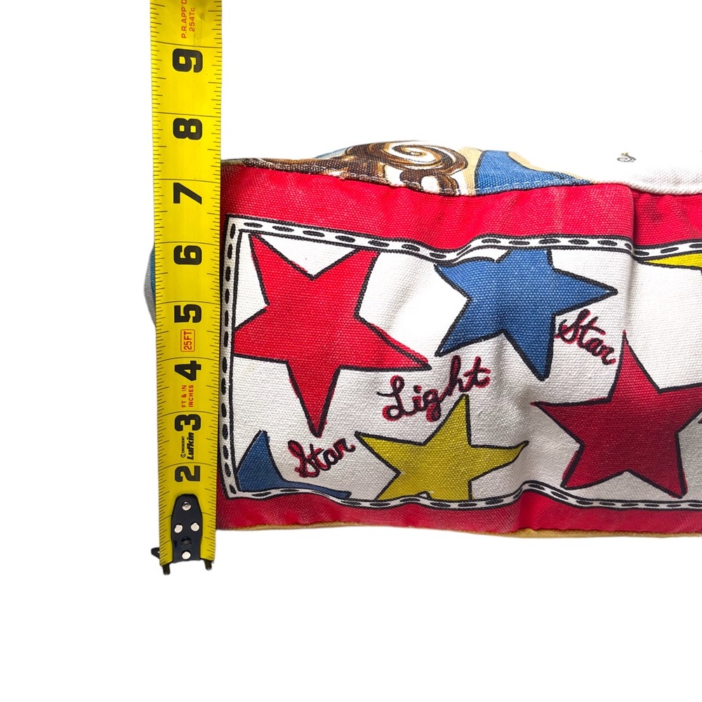 Brighton Women's Illustrated Beach Tote in Blue, Brown, Red, Yellow - Picture 9 of 14